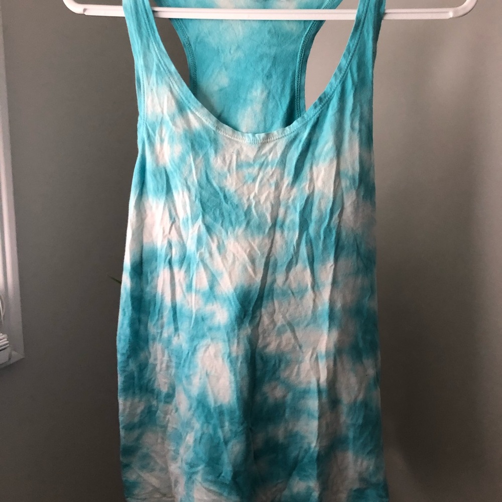 Racer back tie dye tank